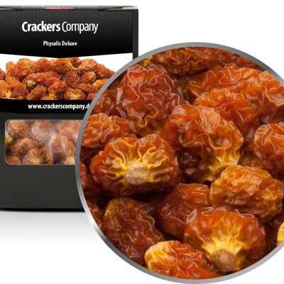 Physalis essiccato, Physalis Deluxe PU con 32 pezzi. u. Contenuto 80 g per pezzo.