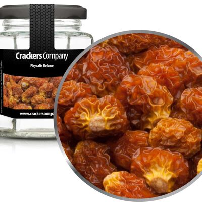Physalis essiccato, Physalis Deluxe PU con 25 pezzi. u. Contenuto 80 g per pezzo.