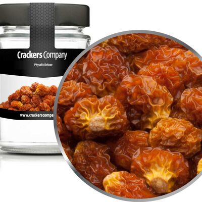 Physalis essiccato, Physalis Deluxe PU con 45 pezzi. u. Contenuto 80 g per pezzo.