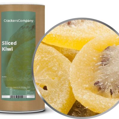 Kiwi candito, Kiwi a fette PU con 9 pezzi. u. Contenuto 650 g per pezzo.