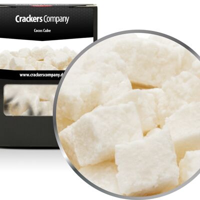 Dolci cubetti di cocco, Cocos Cube PU con 32 pezzi. u. Contenuto 70 g per pezzo.