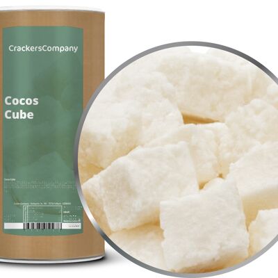 Cubitos de coco dulce, Cocos Cube PU con 9 piezas. Ud. Contenido de 600 g por pieza.