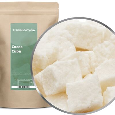 Dolci cubetti di cocco, Cocos Cube PU con 8 pezzi. u. Contenuto di 500 g per pezzo.
