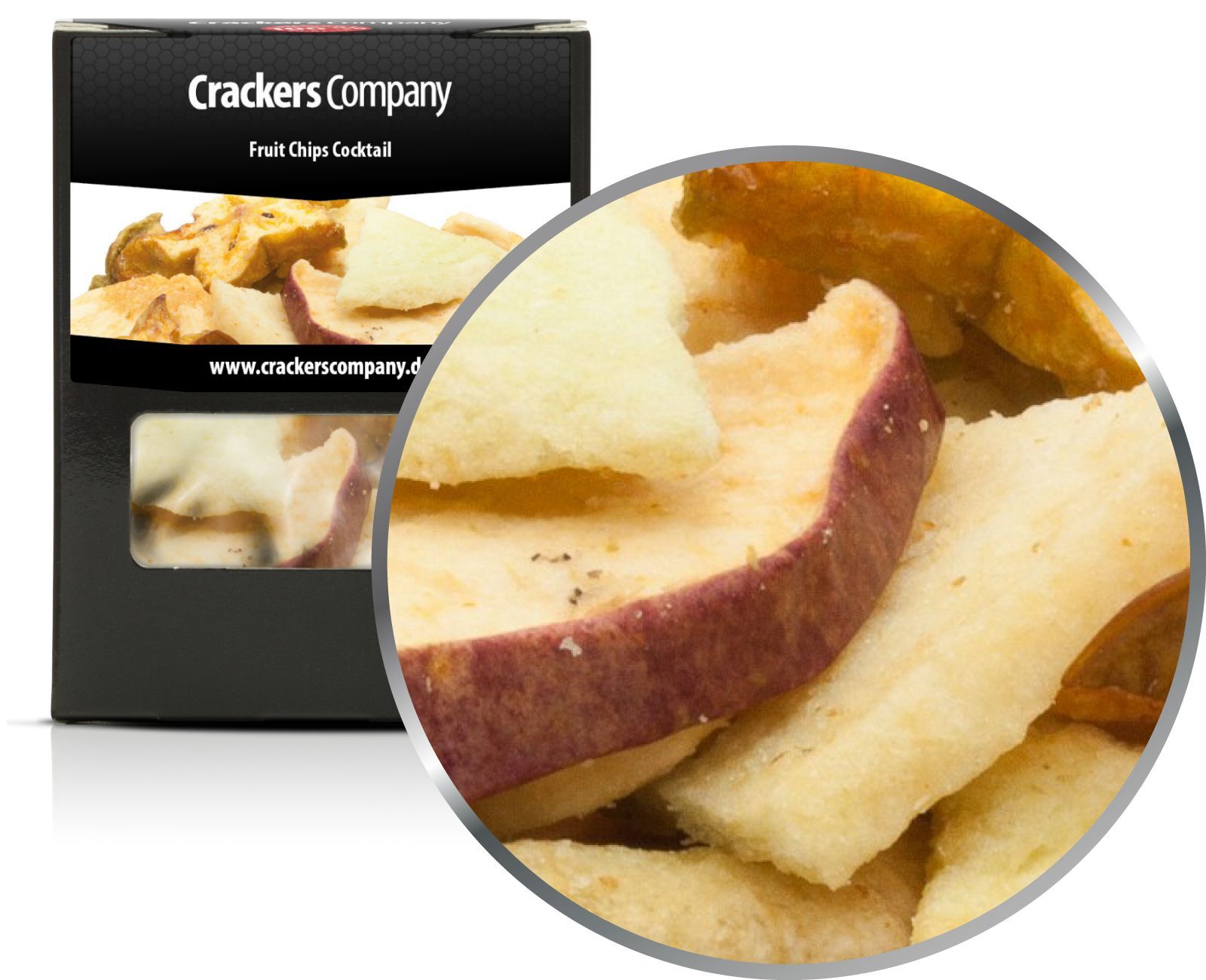 Fruchtige Obstchips, Fruit Chips Cocktail VPE mit 32 Stk. u. 30g Inhalt je Stk.