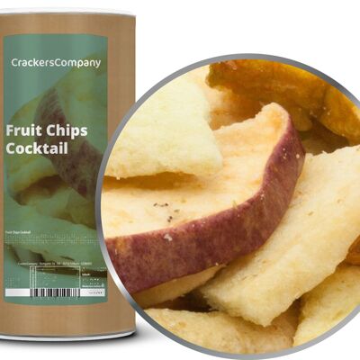 Chips de fruta afrutados, Fruit Chips Cocktail PU con 9 piezas. Ud. Contenido de 250 g por pieza.
