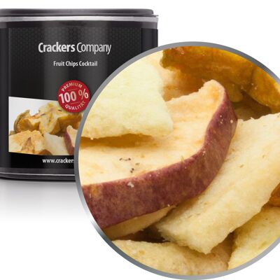 Chips di frutta fruttata, Fruit Chips Cocktail PU con 36 pezzi. u. Contenuto di 30 g per pezzo.