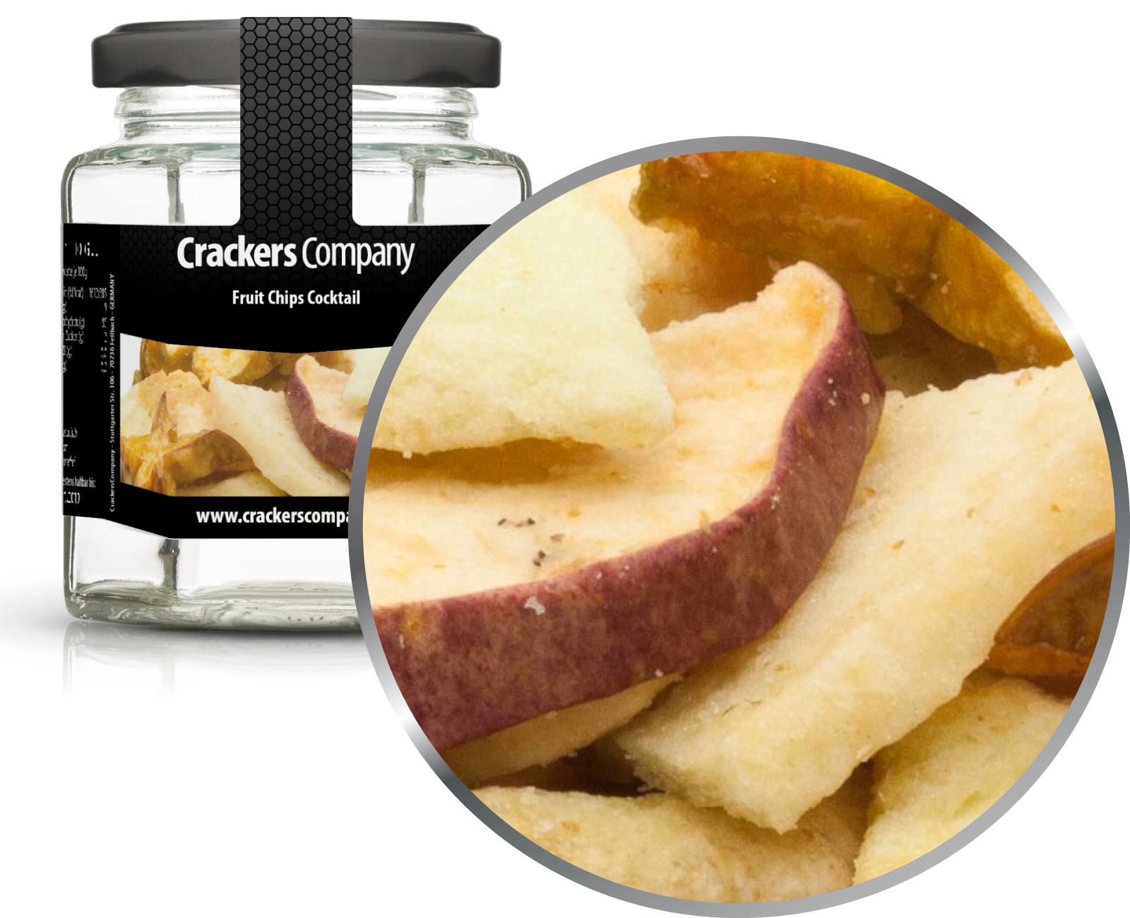 Fruchtige Obstchips, Fruit Chips Cocktail VPE mit 25 Stk. u. 30g Inhalt je Stk.