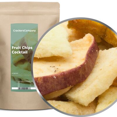 Chips di frutta fruttata, Fruit Chips Cocktail PU con 8 pezzi. u. Contenuto 150 g per pezzo.