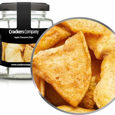 Chips di mela e cannella, Chips di mela e cannella PU con 25 pezzi. u. Contenuto di 25 g per pezzo.