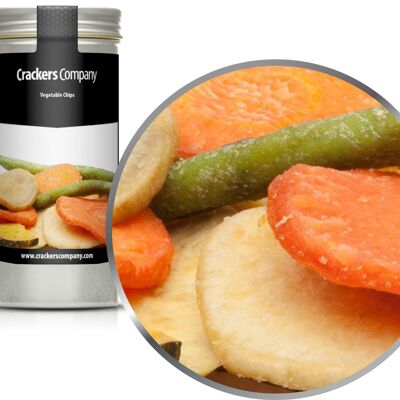 Chips de verduras, Chips de verduras PU con 40 piezas. Ud. Contenido de 30 g por pieza.