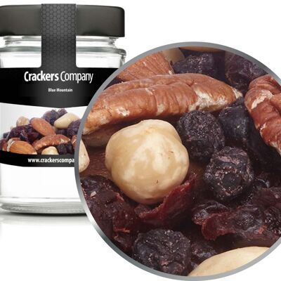 Mélange naturel de noix et de fruits, Blue Mountain PU de 45 pièces. toi. Contenu de 80 g par pièce.
