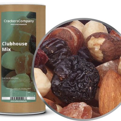 Mix de frutos secos y frutos secos, Clubhouse mix PU con 9 piezas. Ud. Contenido de 650 g por pieza.
