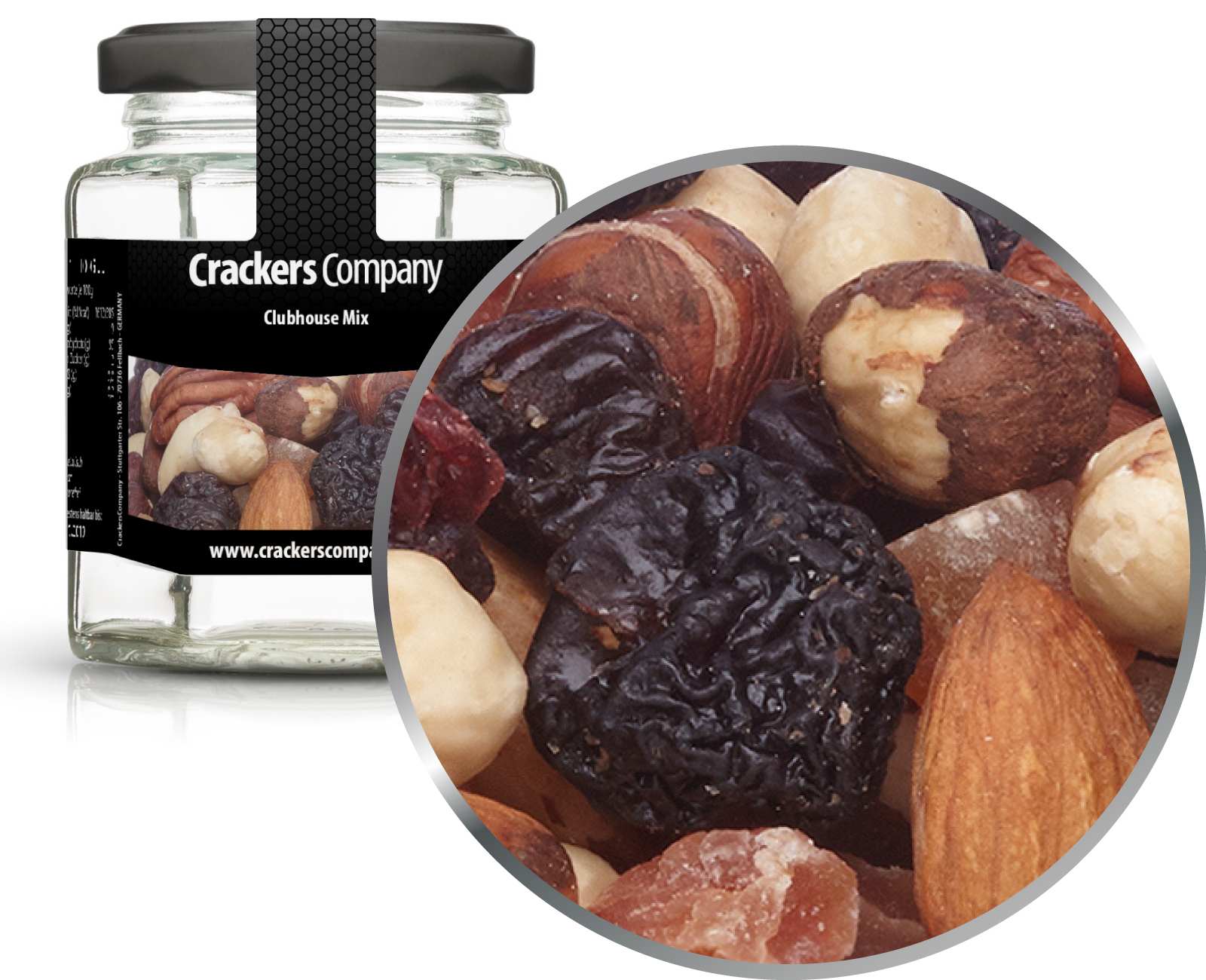 Mix di frutta secca, Clubhouse mix PU con 25 pezzi. u. Contenuto 90 g per pezzo.