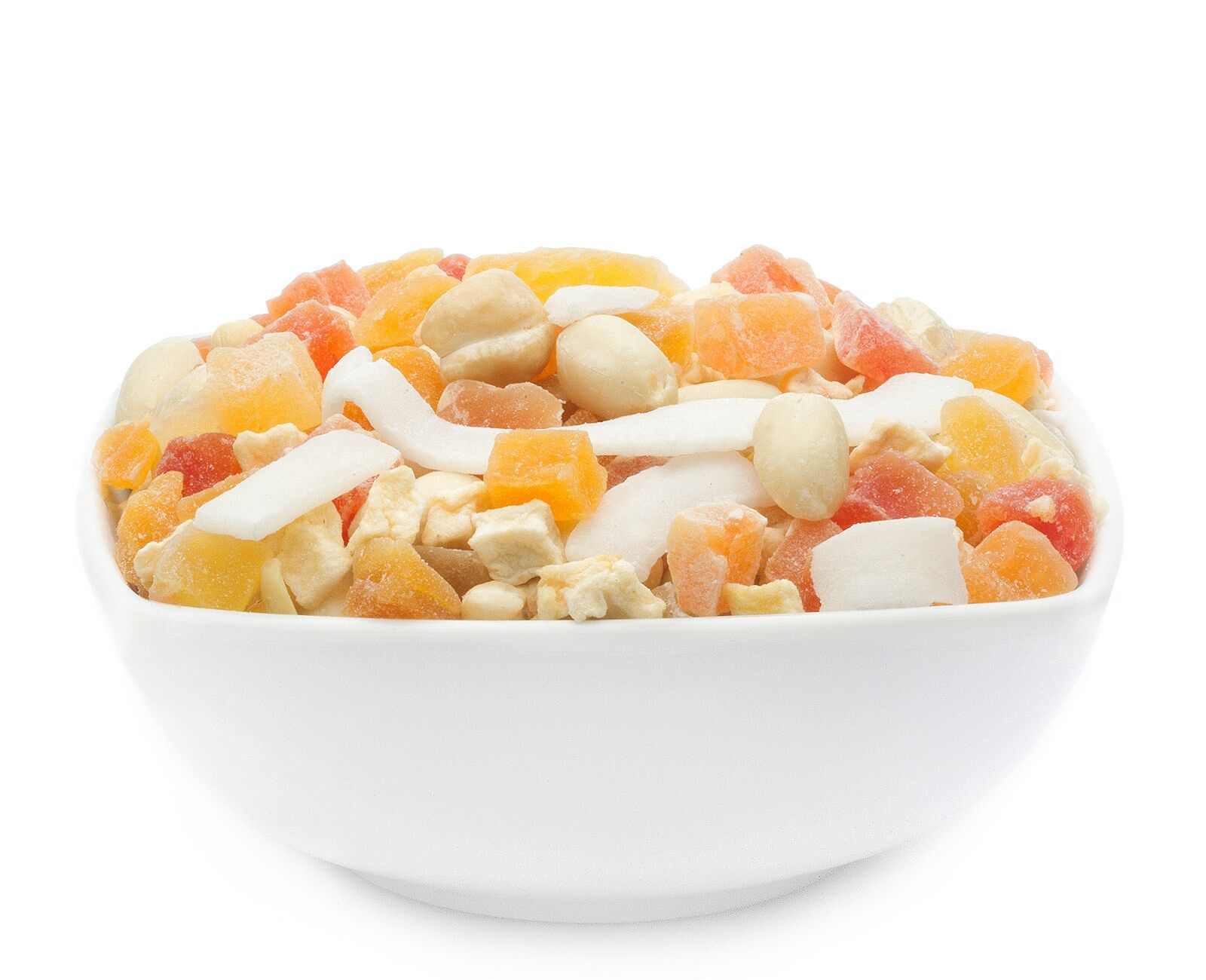 Mix di snack alla frutta candita, Malibu Blend PU con 1 pezzo. u. Contenuto 3000 g per pezzo.