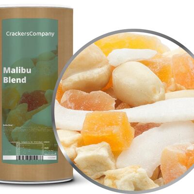 Mélange de collations aux fruits confits, Malibu Blend PU de 9 pièces. toi. Contenu de 650 g par pièce.