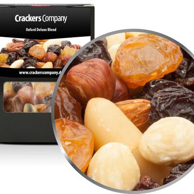 Mélange noble de noix et de raisins secs, Oxford Deluxe Blend PU de 32 pièces. toi. Contenu de 80 g par pièce.