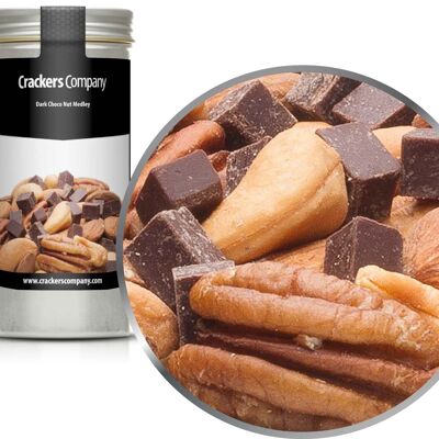 Mezcla de chocolate negro y nueces, Dark Choco Nut Medley PU con 40 piezas. Ud. Contenido de 80 g por pieza.