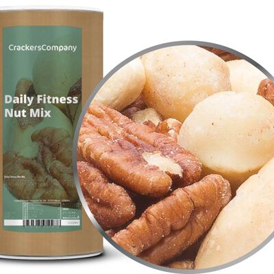 Mezcla de frutos secos Fitness, Daily Fitness Nut Mix PU con 9 piezas. Ud. Contenido de 650 g por pieza.