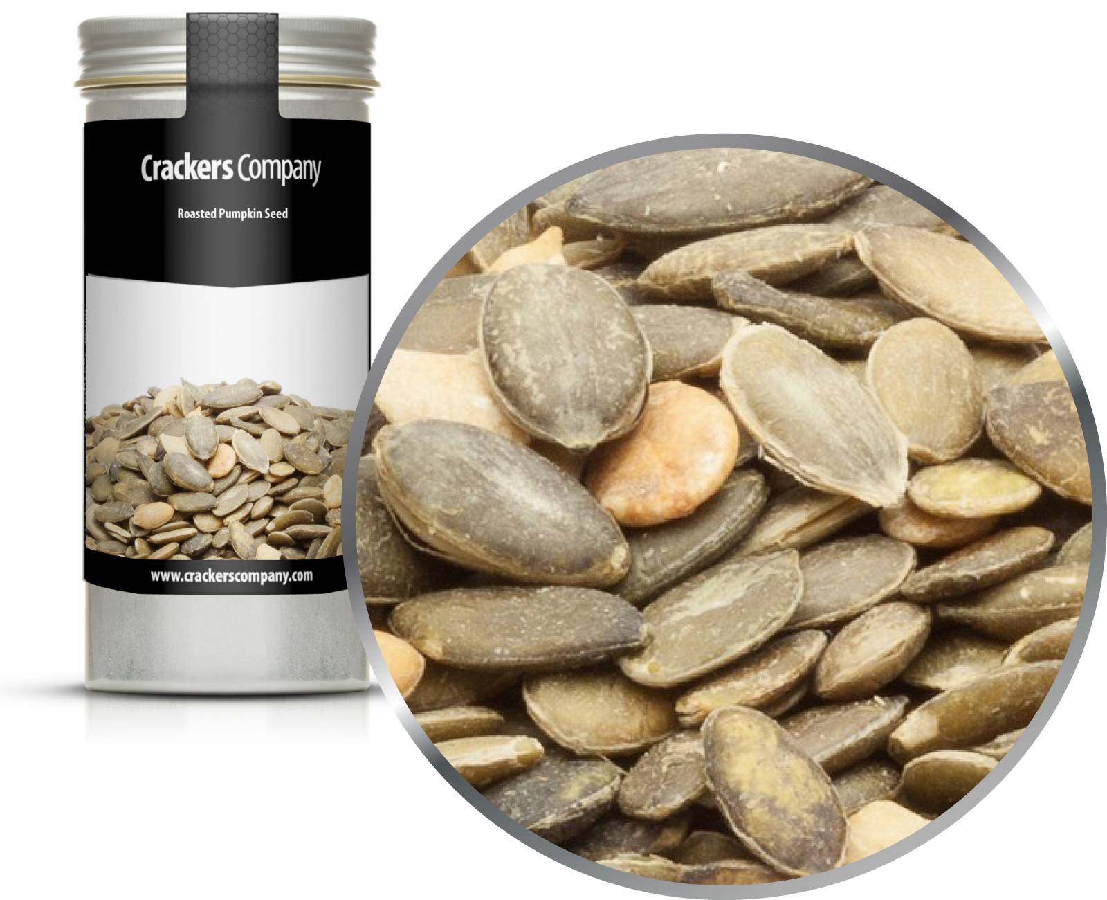 Geröstete Kürbiskerne, Roasted Pumpkin Seed VPE mit 40 Stk. u. 70g Inhalt je Stk.