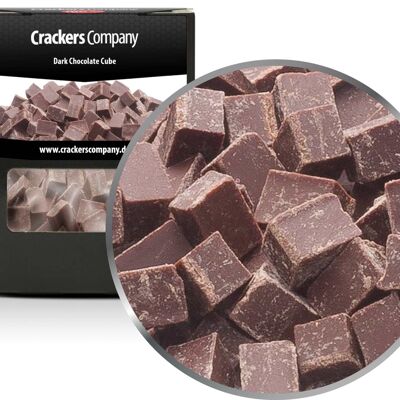 Cubes de chocolat noir, Cube de chocolat noir PU de 32 pièces. toi. Contenu de 100 g par pièce.