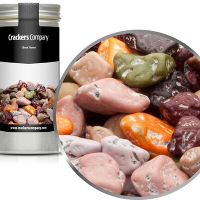 Piedras de chocolate de colores, Choco Stones PU con 40 piezas. Ud. Contenido de 130 g por pieza.