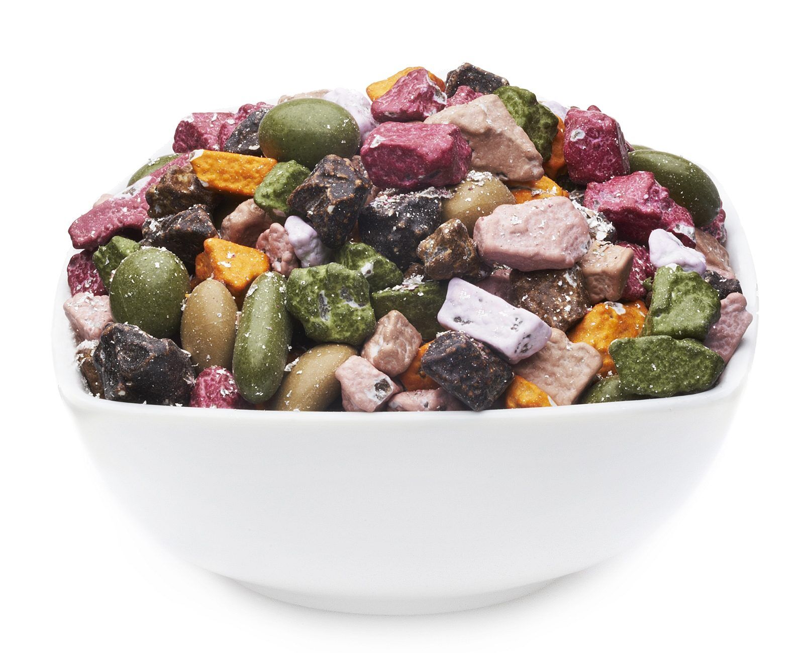 Silberne Schokosteine, Choco Silver Stones VPE mit 1 Stk. u. 5000g Inhalt je Stk.