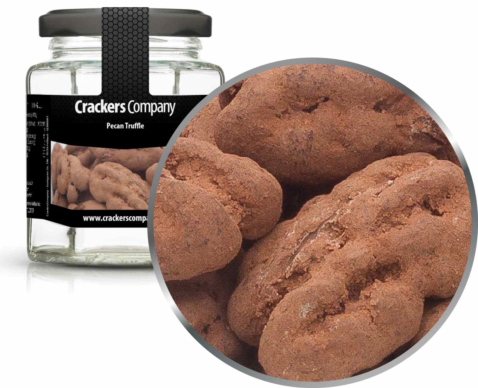 Trüffel-Pekan, Pecan Truffle VPE mit 25 Stk. u. 100g Inhalt je Stk.