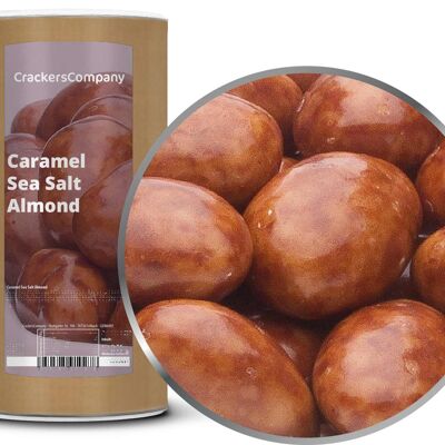 Amandes au sel de mer caramel, PU d'amandes au sel de mer caramel avec 9 pièces. toi. Contenu de 900 g par pièce.