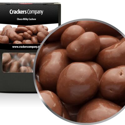 Anacardi al latte intero, Choco Milky Cashew PU con 32 pezzi. u. Contenuto 105 g per pezzo.