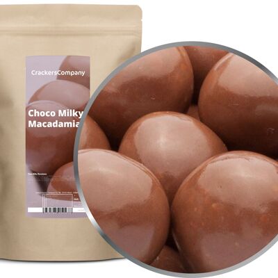 Macadamia con leche entera, Choco Milky Macadamia PU con 8 piezas. Ud. Contenido de 600 g por pieza.