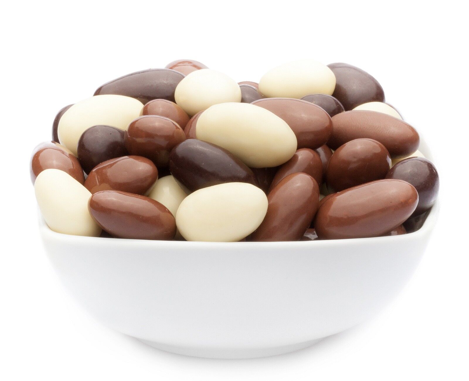 Dreierlei Schoko Mandeln, Triple Choco Almond VPE mit 1 Stk. u. 4500g Inhalt je Stk.