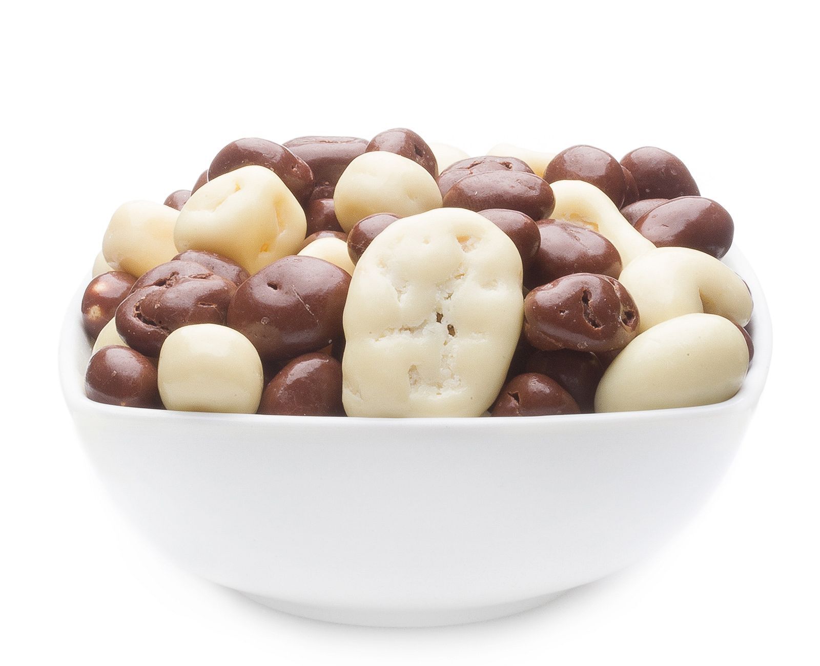 Miscela di yogurt-cioccolato, noci e uvetta, miscela di yogurt e cioccolato PU con 1 pezzo. u. Contenuto 5000 g per pezzo.