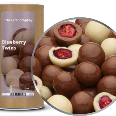 Myrtilles au chocolat au lait, Blueberry Twins PU de 9 pièces. toi. Contenu de 750 g par pièce.