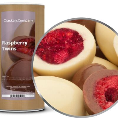 Frambuesas con chocolate con leche, Raspberry Twins PU con 9 piezas. Ud. Contenido de 700 g por pieza.