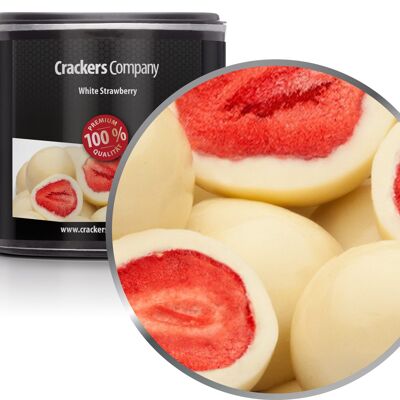 Fresas con chocolate con leche, Fresa Blanca PU con 36 piezas. Ud. Contenido de 60 g por pieza.