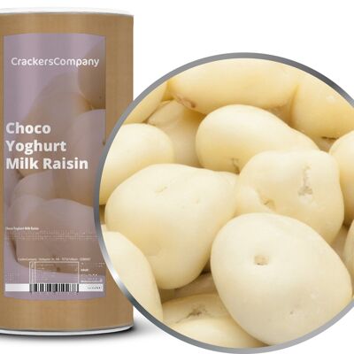 Pasas de chocolate y yogur, Choco Yogurt con leche y pasas PU con 9 piezas. Ud. Contenido de 1000 g por pieza.