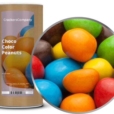 Cacahuètes colorées au chocolat, Choco Color Peanuts PU avec 9 pièces. toi. Contenu de 950 g par pièce.