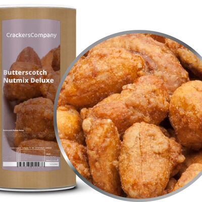 Miscela di noci al burro caramellate, Butterscotch Nutmix Deluxe PU con 9 pezzi. u. Contenuto 600 g per pezzo.