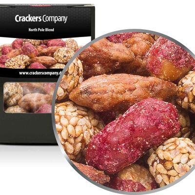 Miscela di mandorle e arachidi tostate, North Pole Blend PU con 32 pezzi. u. Contenuto 80 g per pezzo.