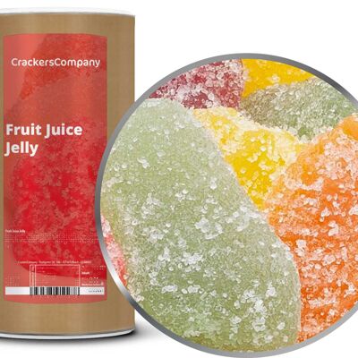 Gelatina di succhi di frutta, Fruit Juice Jelly PU con 9 pezzi. u. Contenuto 1000 g per pezzo.