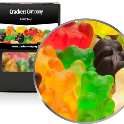 Oursons gommeux fruités, Grizzly Bears PU avec 32 pièces. toi. Contenu de 100 g par pièce.