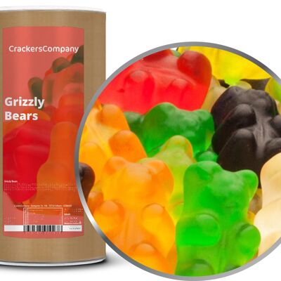 Ositos de goma afrutados, Grizzly Bears PU con 9 piezas. Ud. Contenido de 1050 g por pieza.