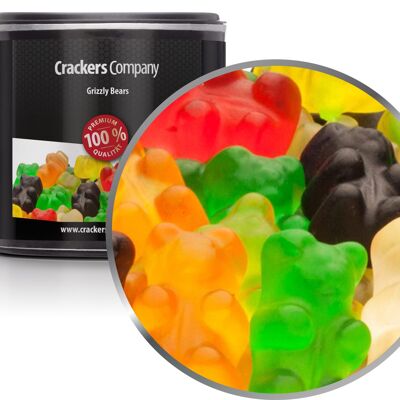 Ositos de goma afrutados, Grizzly Bears PU con 36 piezas. Ud. Contenido de 100 g por pieza.