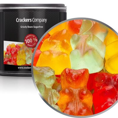 Oursons gommeux sans sucre, Grizzly Bears PU sans sucre avec 36 pièces. toi. Contenu de 120 g par pièce.