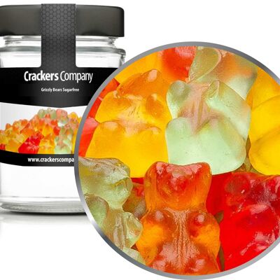 Oursons gommeux sans sucre, Grizzly Bears Sugarfree PU avec 45 pièces. toi. Contenu de 120 g par pièce.
