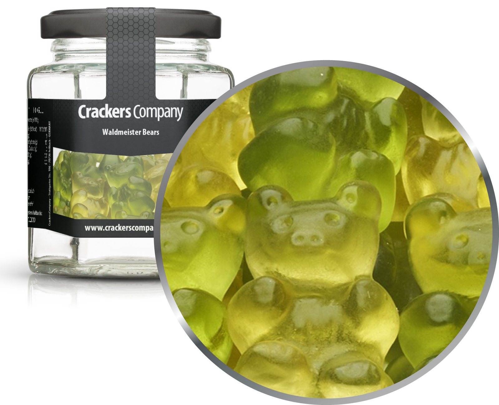 Orsetti gommosi Woodruff, Woodruff Bears PU con 25 pezzi. u. Contenuto 110 g per pezzo.