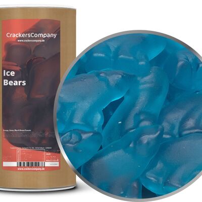 Orsi polari rinfrescanti, Ice Bears PU con 9 pezzi. u. Contenuto 1050 g per pezzo.
