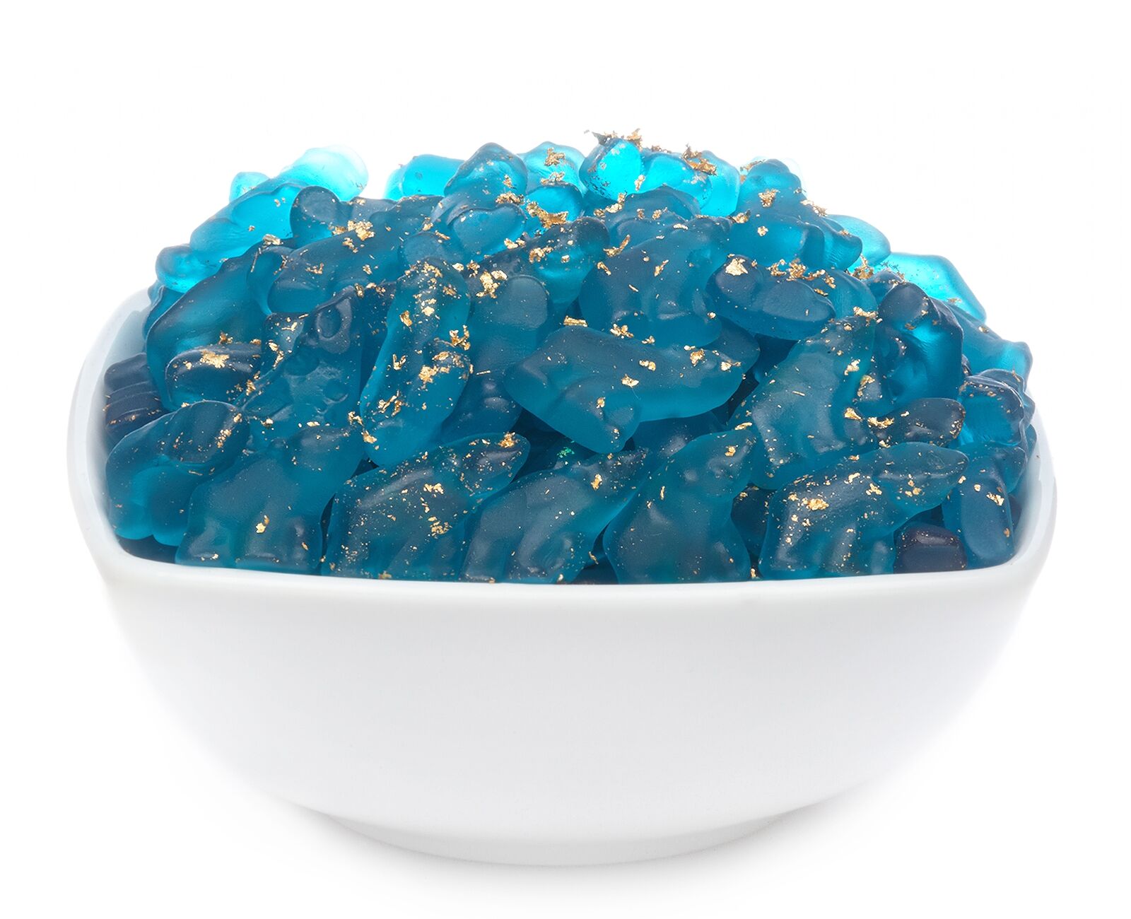 Ositos de goma con oro, Golden Ice Bears PU con 1 pieza. Ud. Contenido de 3000 g por pieza.