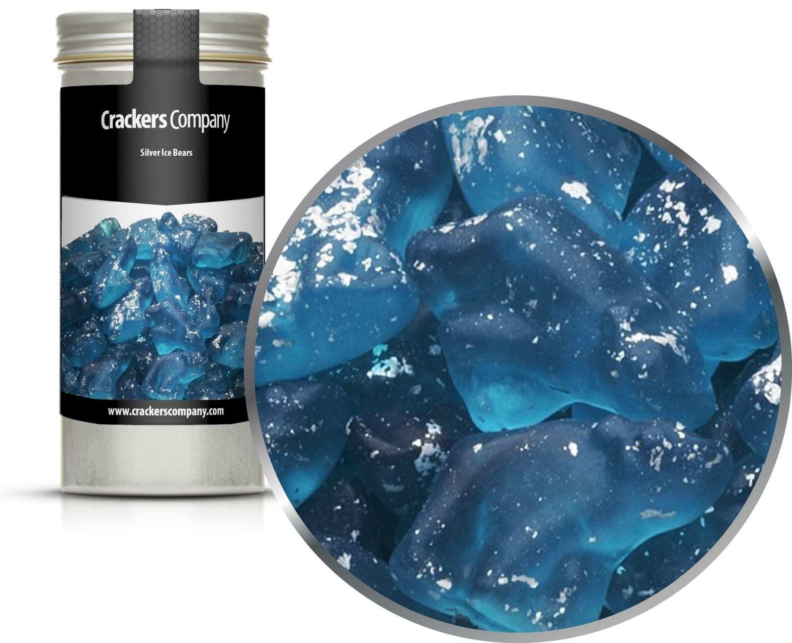 Eis-Gummibären mit Silber, Silver Ice Bears VPE mit 40 Stk. u. 100g Inhalt je Stk.