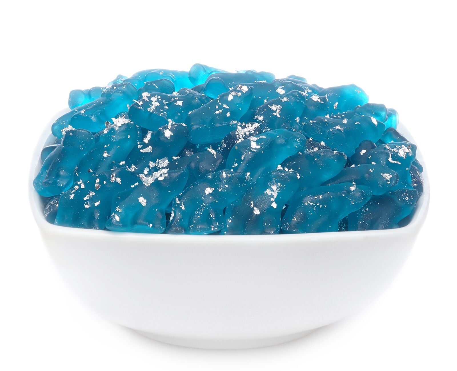 Ositos de goma con plata, Silver Ice Bears PU con 1 pieza. Ud. Contenido de 3000 g por pieza.